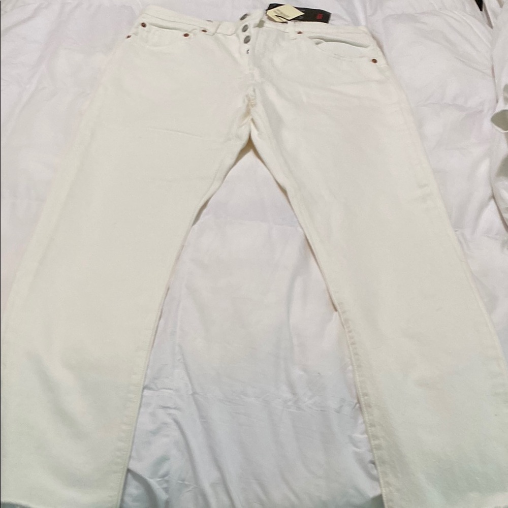 Levi's White Skinny Jeans Classic Fit